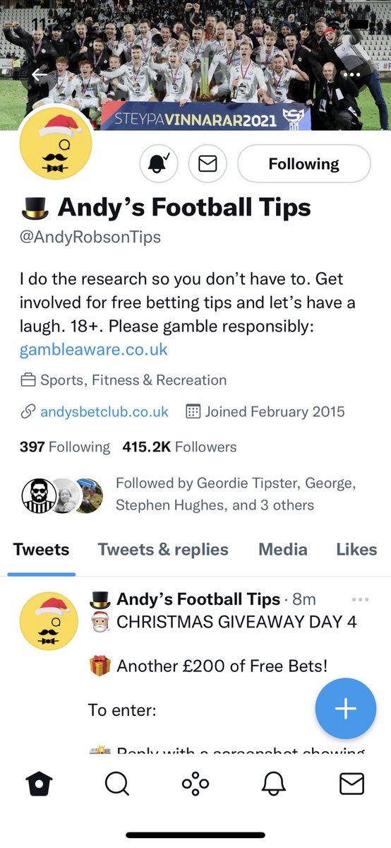 CeejayOttley's tweet photo. @AndyRobsonTips https://t.co/mlRdmCFnCV