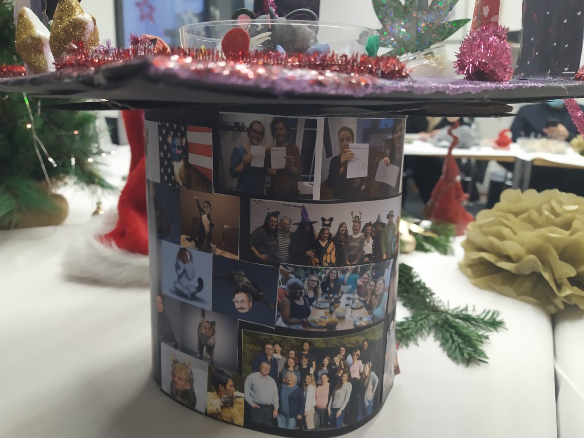 joanna_KoMul's tweet photo. I would like to especially thank my colleagues @OlabiyiBola @michi_palmi and Alessandra for the amazing, sparkly hat! And my family for all the great surprises! @scidanm It will be one of my most precious memories. https://t.co/Qc4q5zAZyE