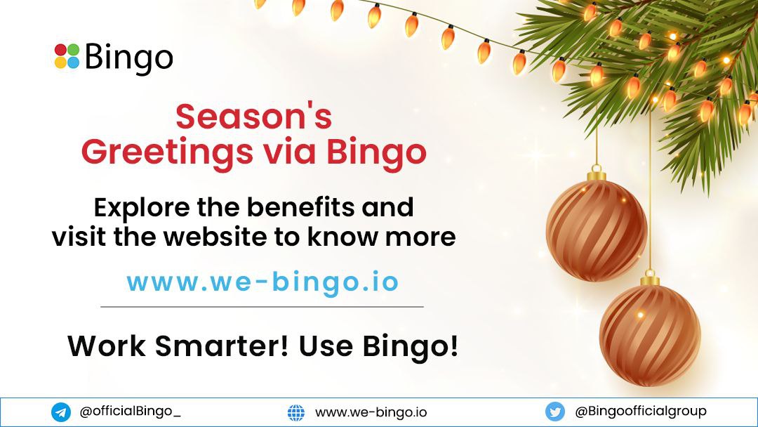 officialBingo_'s tweet photo. 🎉🎉This Christmas Season explore the amazing benefits of Bingo. 🎄⛪️

A Supply Chain Finance Solution that offers revolving credit lines for your business.

Work smarter! Use Bingo! 🎅
https://t.co/eTVEZ1e5rD
#credit  #retailers  #wholesaler #Blockchain https://t.co/mDs4dpwo4x