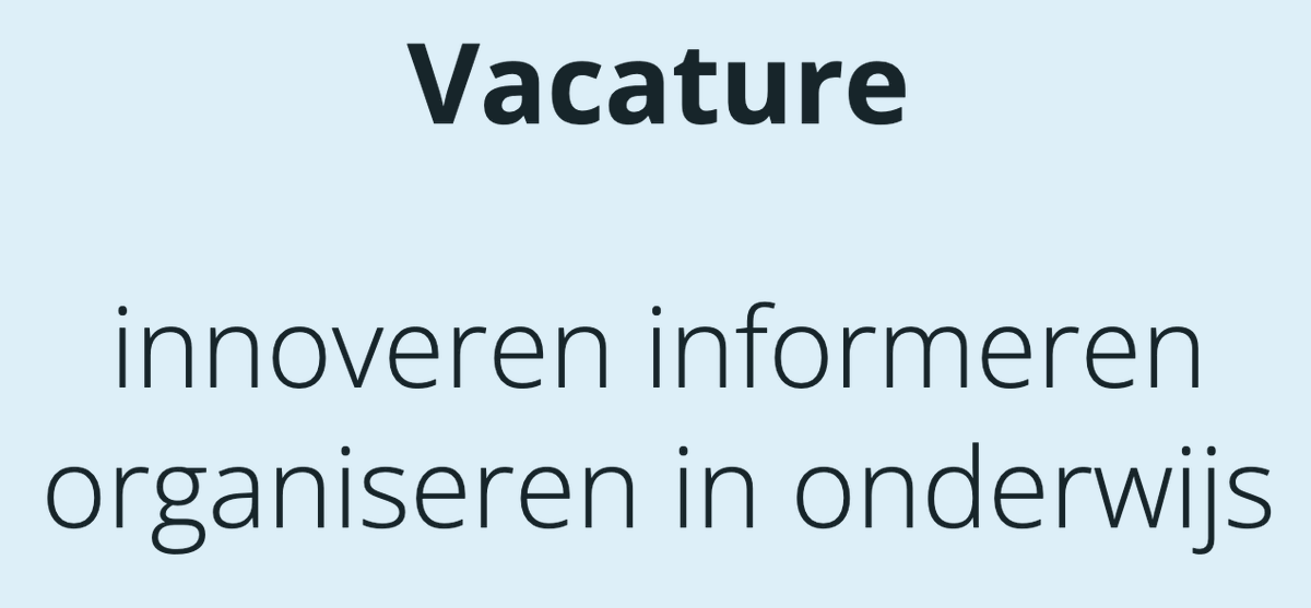ICT-praktijkdag (@ictdag) on Twitter photo #vacature: just do IT!
Bouw aan nog betere online en offline evenementen over #ICT #edtech #STEM #mediawijsheid ... in #onderwijs. De #ICTWEEK & <a href="/ictdag/">ICT-praktijkdag</a> zoekt jou!
ictconnect.be/vacature
Please RT. Dank je :) #vacature: just do IT!
Bouw aan nog betere online en offline evenementen over #ICT #edtech #STEM #mediawijsheid ... in #onderwijs. De #ICTWEEK & <a href="/ictdag/">ICT-praktijkdag</a> zoekt jou!
ictconnect.be/vacature
Please RT. Dank je :)