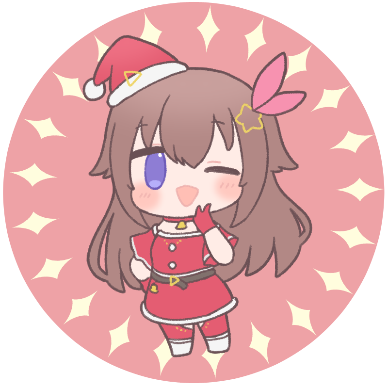 紫咲シオン 「今週のサンタさん②
#シオンの書物 #soraArt #アロ絵 」|染宮のイラスト