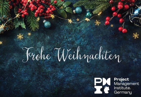 PMIGermany's tweet photo. Frohe Weihnachten und einen guten Rutsch!
Wir wünschen allen fröhliche und besinnliche Festtage und ein gesundes, erfolgreiches neues Jahr.
#pmigermanychapter https://t.co/wmH5FGMvDn