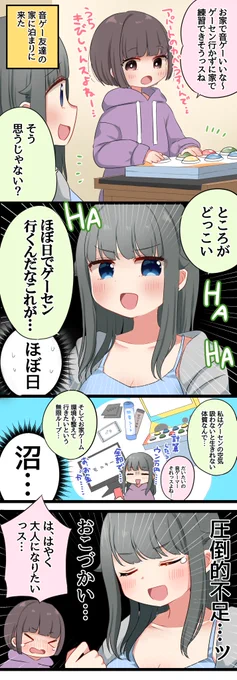 田舎住み音ゲーマーゲーセン友達の家に行く 