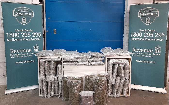 RevenueIE's tweet photo. Revenue seize drugs worth over €700,000 in Dublin https://t.co/o5C67EZ477 https://t.co/r2lqVtGSsX