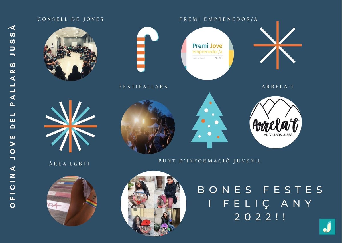 PallarsJove's tweet photo. 🎄Tot l’equip de l’ofijove et desitgem molt bones festes i estem desitjant retrobar-nos de nou! 

Pd: 😷Caution i a disfrutar del Nadal! 💙 https://t.co/bWKil4eiRH