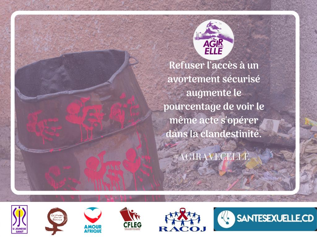 #AgirAvecElle
Refuser l'accès à l'avortement sécurisé, c'est continuer de voir les corps des #femmes victimes jetés parfois dans des fûts après un acte clandestin
<a href="/LeMSLF/">Le Monde selon les femmes</a> <a href="/SantesexuelleCd/">santesexuelle.cd</a> <a href="/CongoAmour/">Amour Afrique Congo</a>