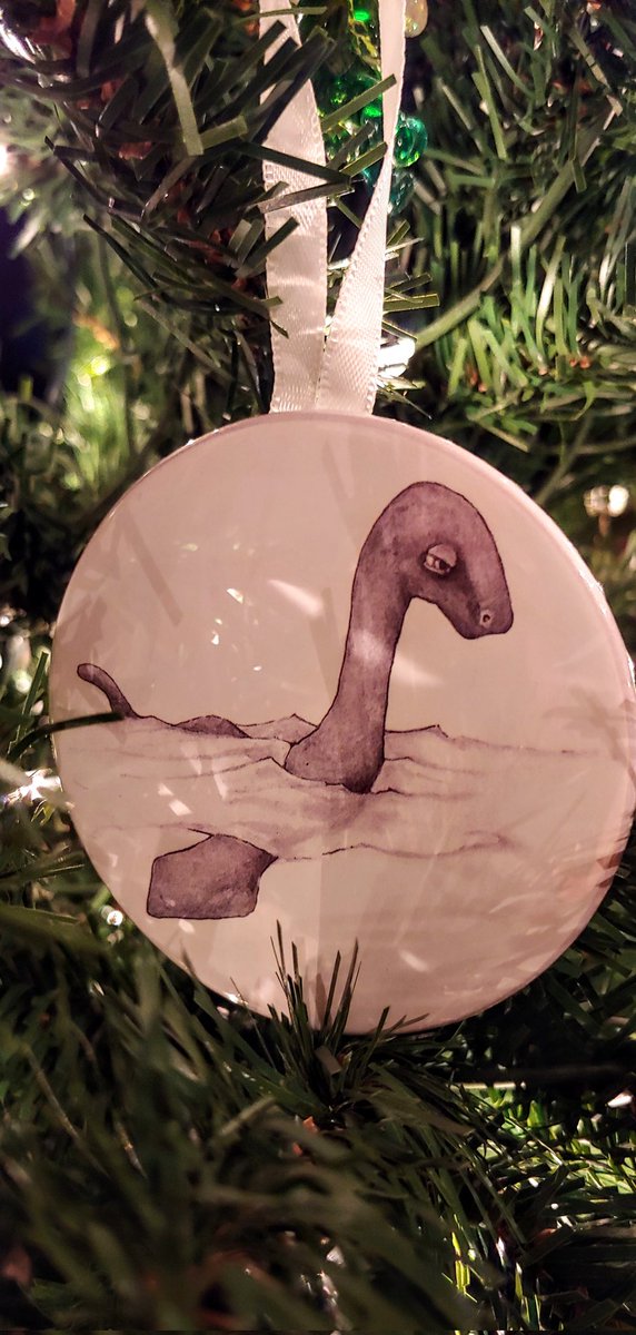 #OrnamentOfTheDay

What does the Loch Ness Monster have to do with Christmas? Absolutely nothing, aside from the fact that unexpected themes make me smile and joy is a must at Christmas.