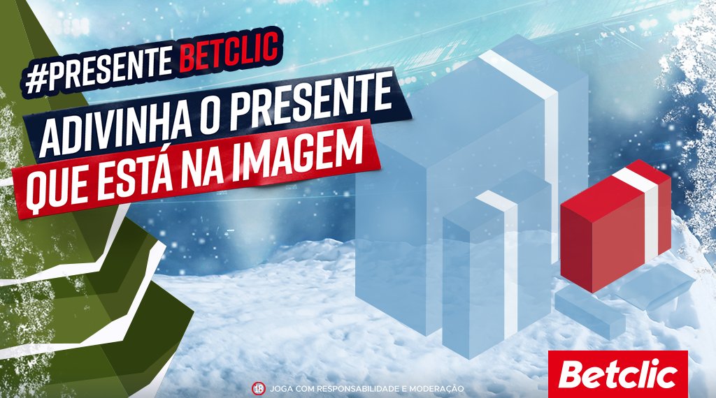 BetclicPortugal's tweet photo. 🎁 Aqui está o 3º MEGA PRESENTE, adivinha qual é e habilita-te a ficar com ele! Para isso só tens de:

- Dar RT
- Tentar adivinhar o que está dentro da caixa e deixar nos comentários

1 comentário por utilizador.
Passatempo termina dia 26. https://t.co/J4VymmNR49