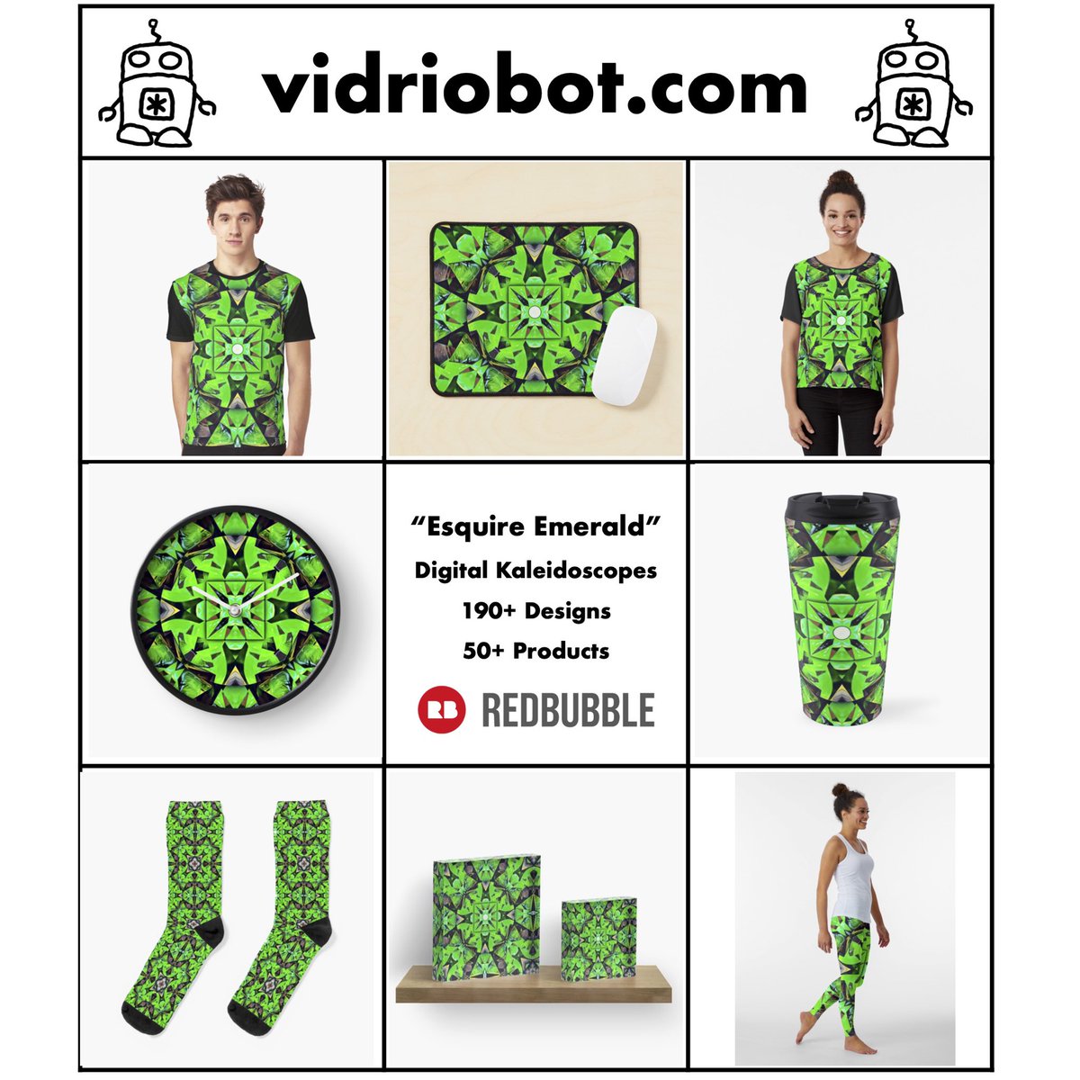 vidrio_bot's tweet photo. Esquire Emerald

Fine Art America: https://t.co/LMUJhXDVxR

Redbubble: https://t.co/1Auh9y5qZQ

A green, black, and white digital kaleidoscope created using a photo of decorative stones. https://t.co/XP9jaBkn1Z