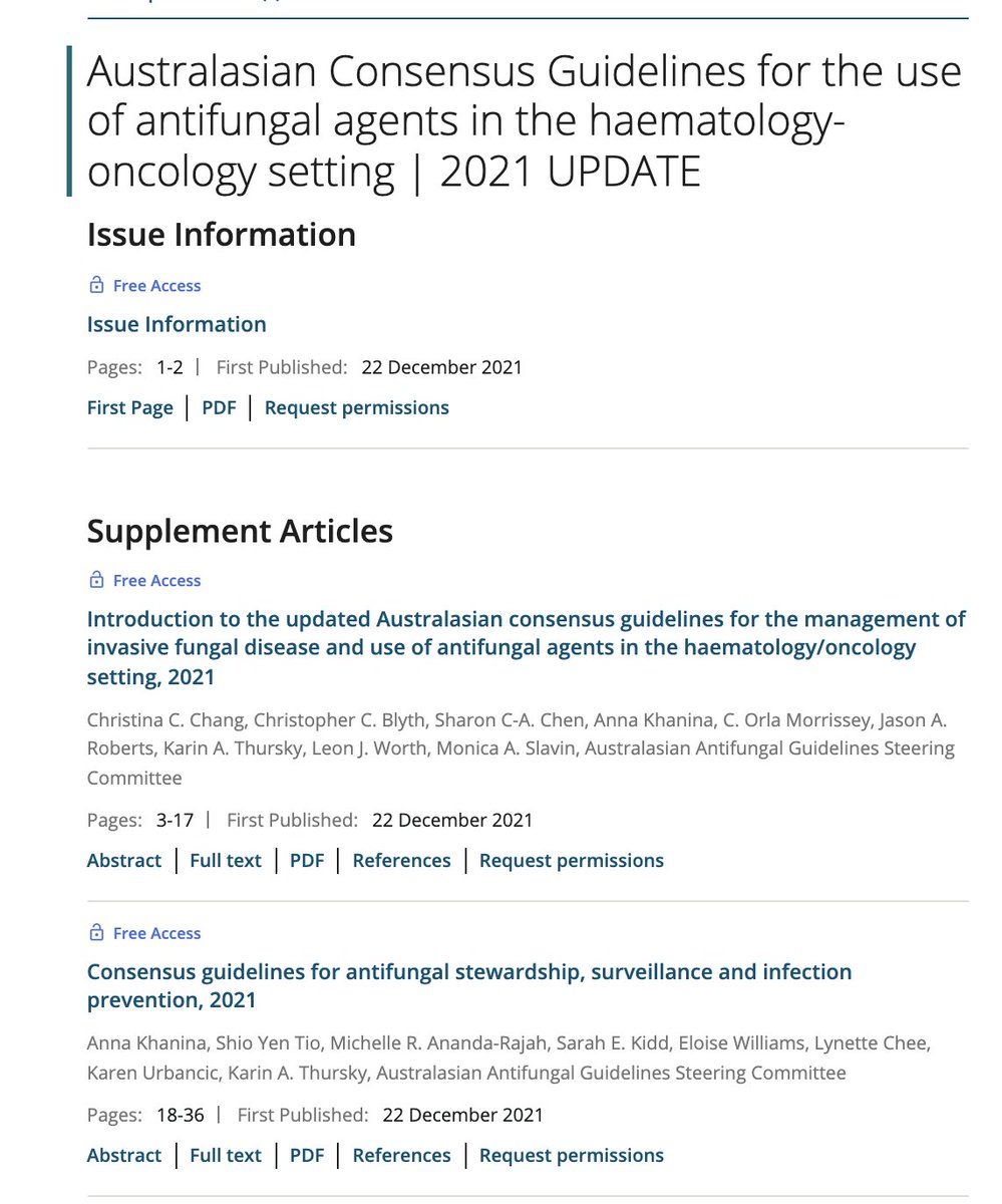 NCAS_Aus's tweet photo. 🔥👏👏 New out today! The updated Australian Consensus guidelines for the use of antifungal agents in the cancer setting. For the first time guidelines for antifungal stewardship and surveillance! Note the multidisciplinary group and many Oz experts! https://t.co/9XNLzaDMI7 🍄 https://t.co/bAPN9zAQVn