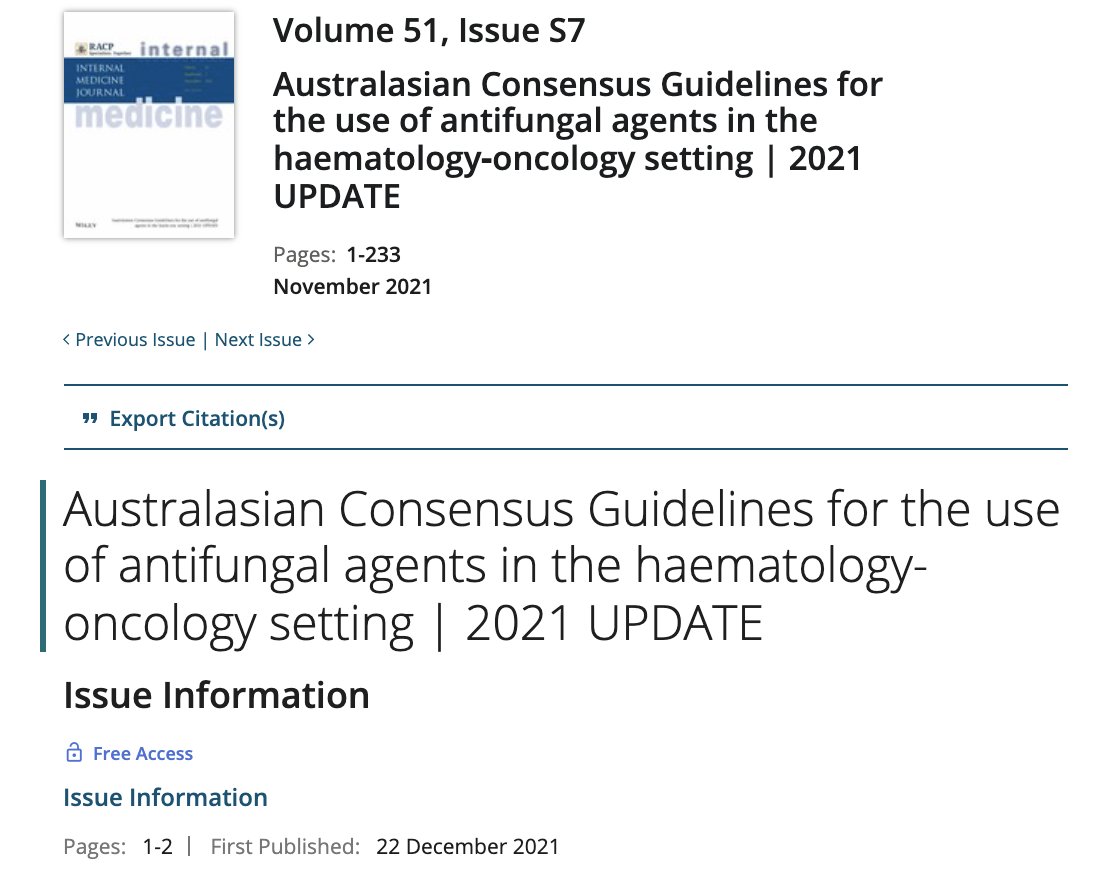 NCAS_Aus's tweet photo. 🔥👏👏 New out today! The updated Australian Consensus guidelines for the use of antifungal agents in the cancer setting. For the first time guidelines for antifungal stewardship and surveillance! Note the multidisciplinary group and many Oz experts! https://t.co/9XNLzaDMI7 🍄 https://t.co/bAPN9zAQVn