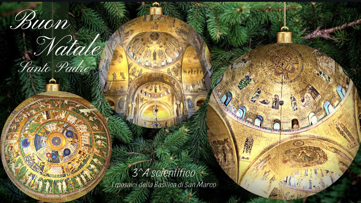 Classe3ASC's tweet photo. @Pontifex_it 
Con lo sguardo verso il basso percepiamo solo il peso sui nostri piedi, con lo sguardo verso l’alto ci eleviamo verso l’Immenso.
Auguri di un Natale speranzoso al Santo Padre che preghi per noi❤️🙏🏻
“Liceo G.Veronese” 3Asc, CHIOGGIA VE, Italy #BuonNatale https://t.co/D3tHQbnddy