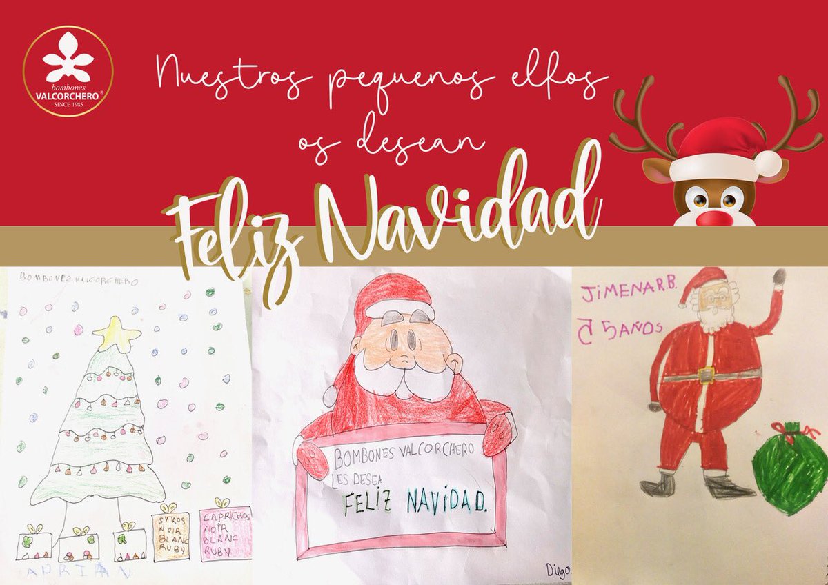 Los pequeños de los trabajadores de la empresa nos desean a todos #FelizNavidad