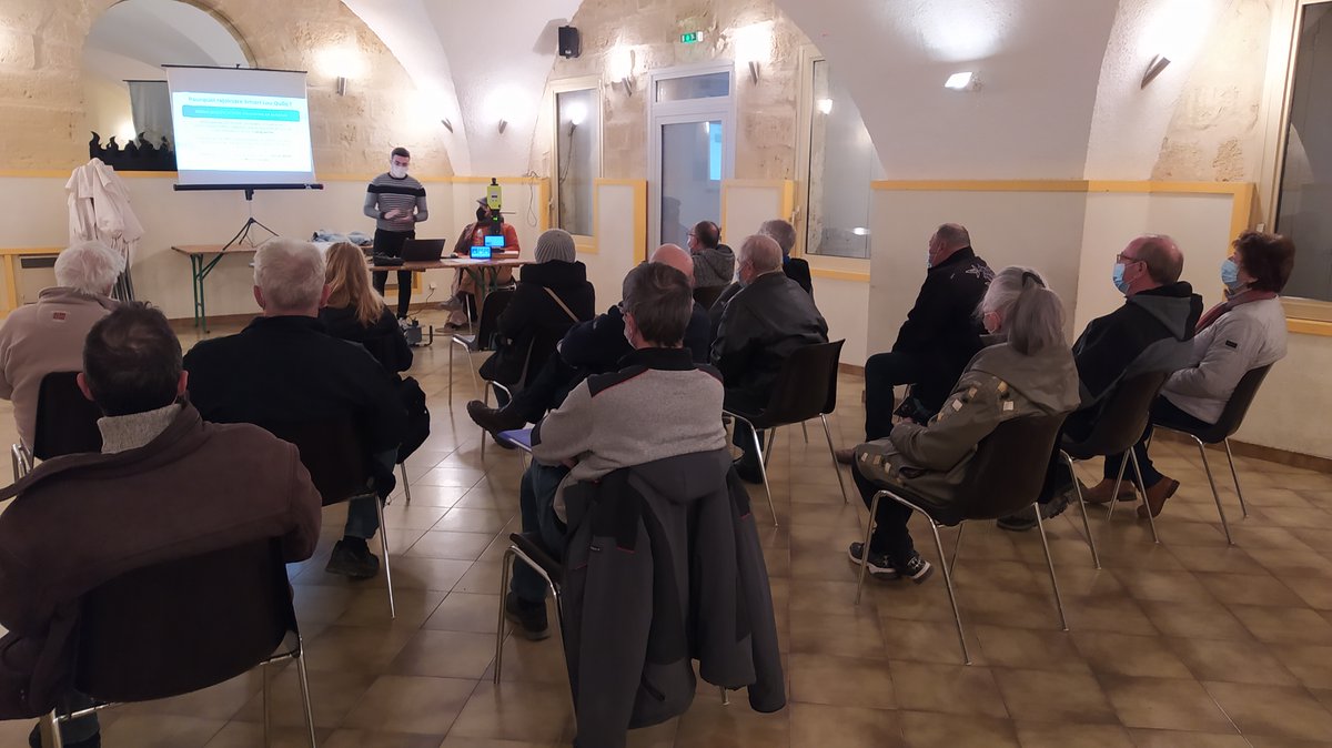 Le 21 décembre dernier s'est tenue la réunion d'information relative à Smart Lou Quila à Le Cailar (30) avec la présence de Beoga et un public qui a répondu présent !

<a href="/ADOCC_/">AD'OCC</a>
@planete_oui
@IFPENinnovation Energies 
<a href="/lirmm_/">LIRMM</a>
<a href="/Entreprendre_MT/">Entreprendre à Montpellier</a> à 
<a href="/pole_DERBI/">Pôle DERBI</a>
@Bpifrance@FrenchTechMed