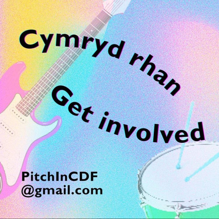 Want to be in a band, but not sure where to start? Pitch in is a series of workshops designed to support people new to playing in bands, and to promote diversity in Cardiff bands.

instagram.com/pitch.in.cdf/

Workshops <a href="/shiftcardiff/">SHIFT</a> – Sunday afternoons in February and March 2022 ✨