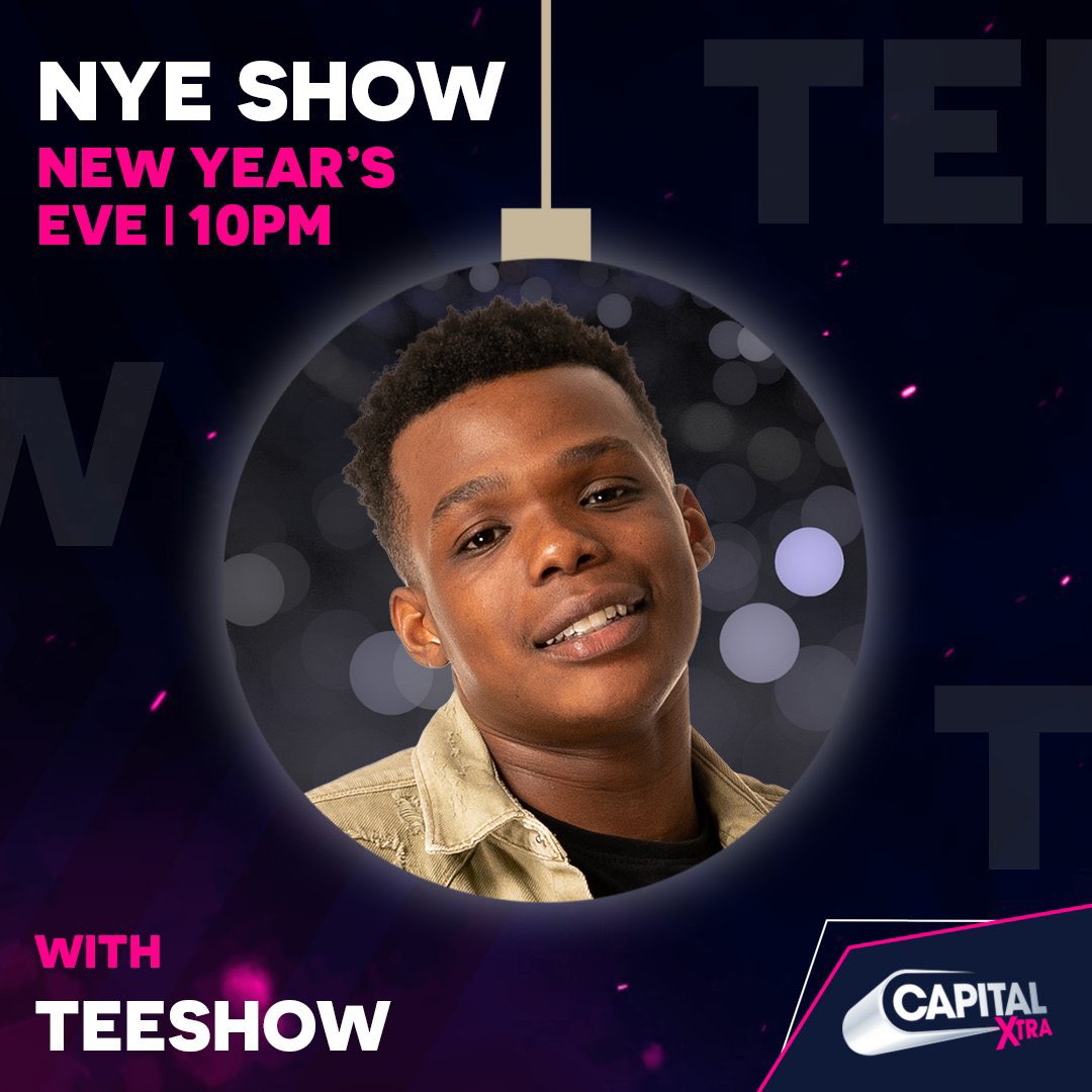DJTEESHOW's tweet photo. Started this year jobless &amp; hopeless Lool 😂 

Ending the year with a massive bang ! Two massive shows on a massive station to end ya year ! @CapitalXTRA @GlobalPlayer 

We counting down together into the new year ❤️🎉🥳 

Thank you God ❤️🙏 https://t.co/hXgg7HexEX