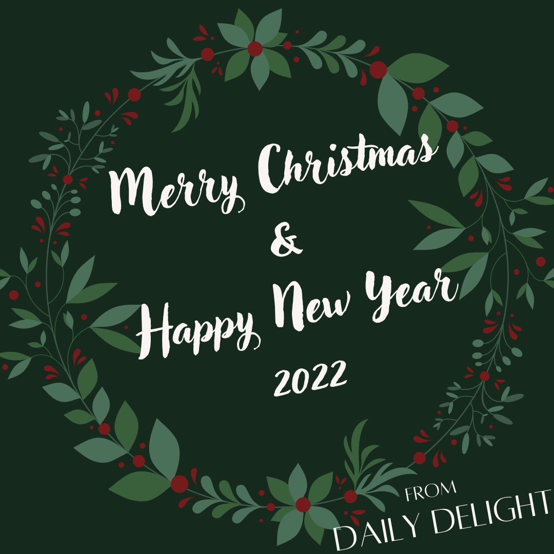 DailyDelightAu's tweet photo. Merry Christmas to everyone from Daily Delight ☃️🍀❄️🍖🎂🍻🥂🍷🎼🥁��🎺 Hope it brings love, family time, success, joy, cheer, peace, harmony. Christmas is, of course, the time to be home – in heart as well as body.
And a Happy New Year 2022 with some more new year resolutions https://t.co/UMOuOQD2i9