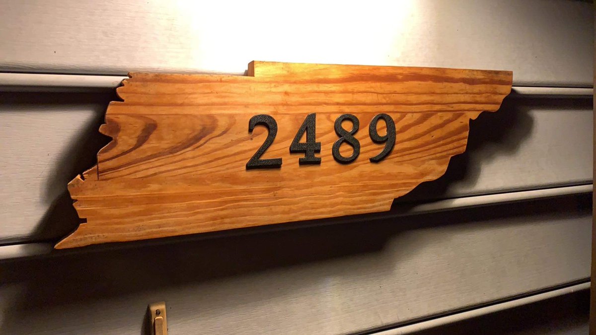 jhunt131's tweet photo. @niittanyfan @SmyrnaBulldog This might be a weird question, but what will be done with the wood from the old bleachers? I have made these TNs out of ones I received from a friend. These are two foot long ones but I’ve made four foot ones. https://t.co/bxHY8Cq2nO
