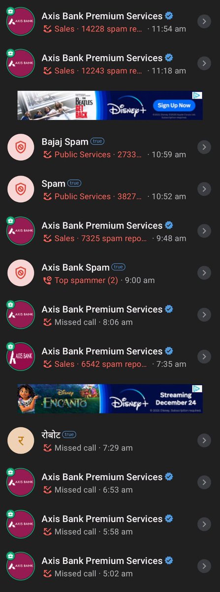 Srajan244's tweet photo. Dear @AxisBank @AxisBankSupport , how many times in a day do you call people?  Can you please stop this harassment? #AxisBank https://t.co/bKh67PYafJ