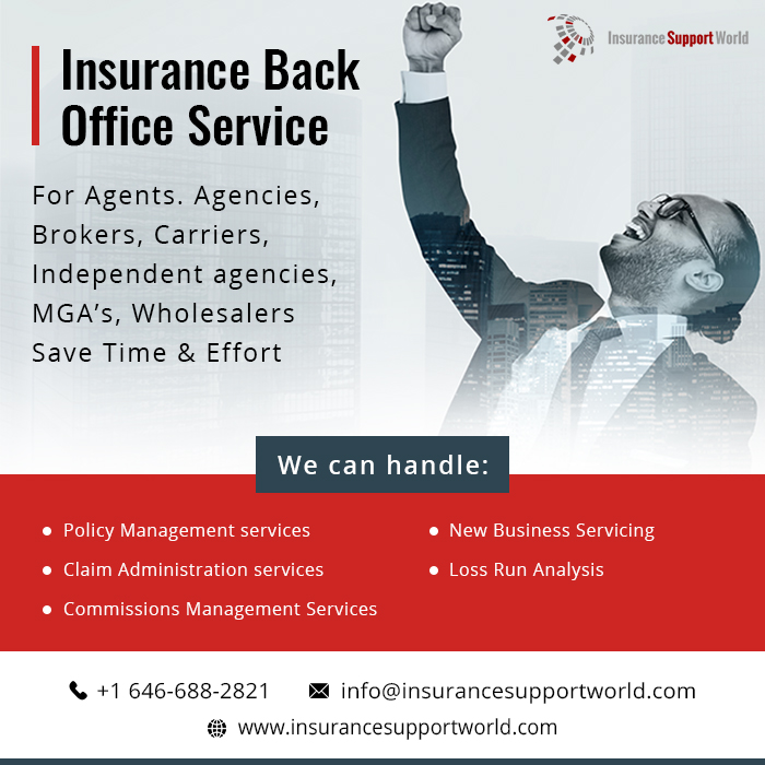 lnkd.in/gmPSW9G  Take your #insurance #business toward success by streamlining its back-office functions. Talk to our expert now and get the best insurance back-office solutions;

Call us: +1 646 688 2821 or email us at info@insurancesupportworld.com. 
.
.