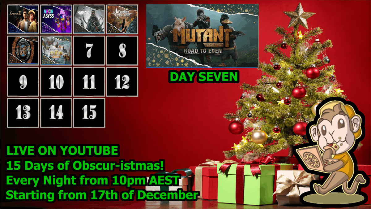 Obscurebreed's tweet photo. It is time for our 7th night of Obscuristmas to begin!

Let us play Mutant Year Zero: Road to Eden, and have a jolly good time doing so!

Want to see what its all about? Come join me on my Youtube Channel!

https://t.co/XBNaasP1Bp

@TeamToska #MutantYearZero #epicgames https://t.co/6pQO4kHLto