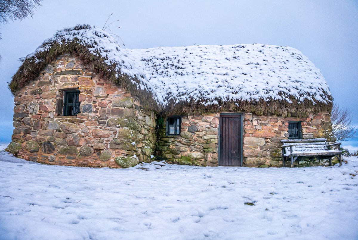 On the 23rd day of December, True Highlands brings to you...... Old Leanach Cottage, Culloden Battlefield