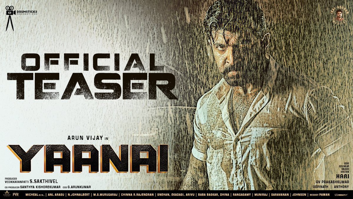 priya_Bshankar's tweet photo. Happy to share the teaser of #yaanai 😊

https://t.co/yaZZRze3XR https://t.co/lQK8ud6nRC