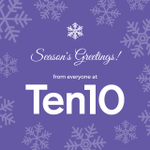 Image for the Tweet beginning: Season's Greetings from Ten10!

We're taking