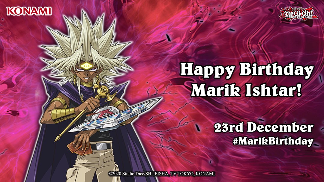 Yu Gi Oh Card Games Konami Europe On Twitter Happy Birthday Marik 