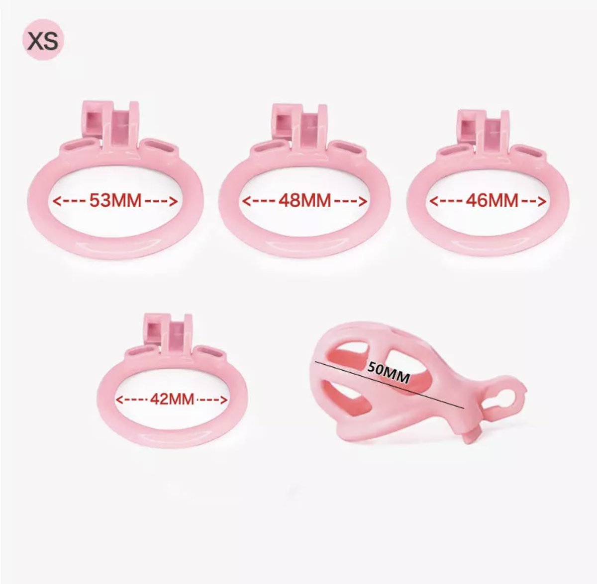 domdiaperdaddy's tweet photo. To celebrate 500 followers, let’s do a little giveaway to make sure someone is a good locked baby for 2022! Like and retweet this tweet to enter to win a pink nub chastity cage! https://t.co/DP4StC3yj1