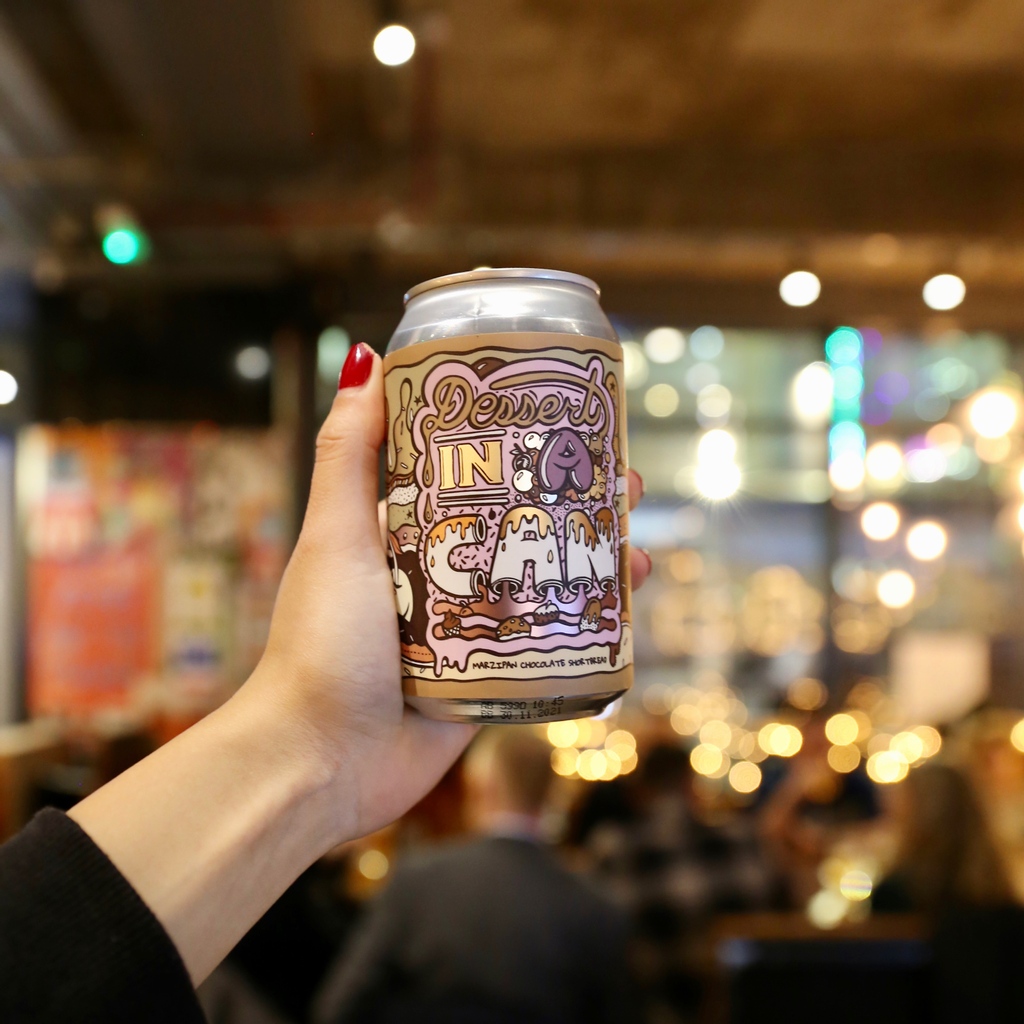Save yourself making the dessert and just crack one of these open. 

Dessert in a Can 'Marzipan &amp; Chocolate Shortbread' from @amundsenbreweryza is loaded with the crazy mix of Marzipan, Chocolate and Shortbread flavours. ABV 10.5%

Swing by and pick one up for Christmas.