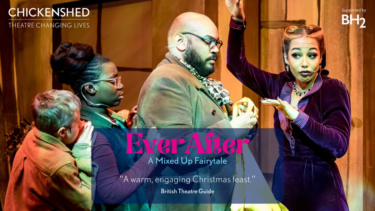 CHICKENSHED_UK's tweet photo. Here's another great review for our Christmas Show, EverAfter - A Mixed Up Fairytale. Here's 

Tickets still available! But don't miss out - book now! Showing at Chickenshed until 8 Jan.

#CSEverAfter #christmasshow #familytheatre https://t.co/30JXOmx6iI