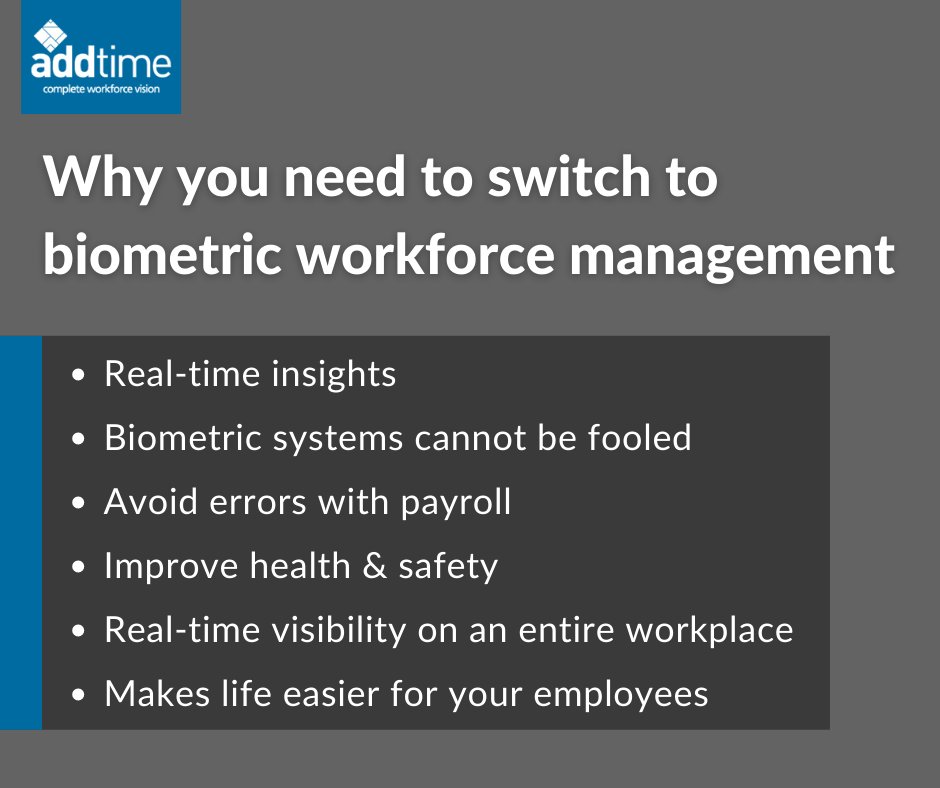 Biometric workforce management has a huge range of benefits for any business and can simplify the process going forward. These are some of the reasons as to why you need to switch to biometric workforce management for your business.
ow.ly/bwwu50H1Wg5
