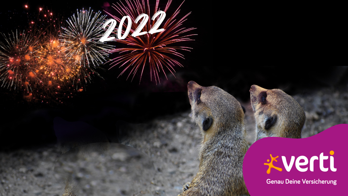 Wir wünschen allen einen tollen Rusch und ein erfolgreiches Jahr 2022. 🎊🧡😃 #VertiVersicherung #Silvester