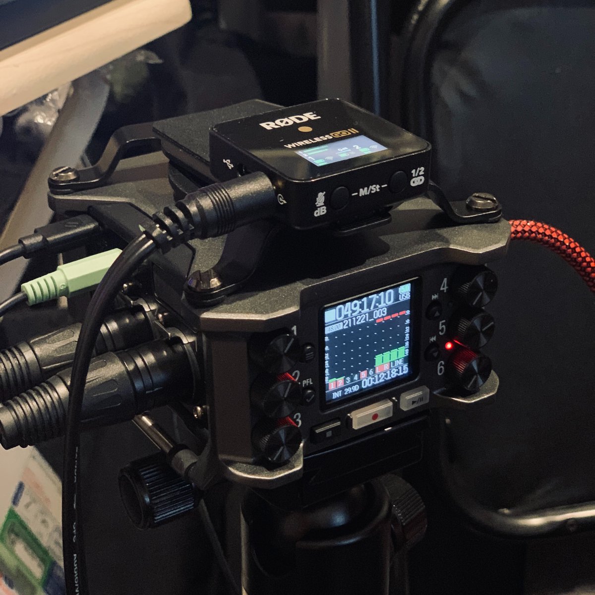 Dan_Know's tweet photo. 悪くはない。 #zoomf6 #32bitfloat #wirelessgo2 #rode https://t.co/kVKUV0W19z