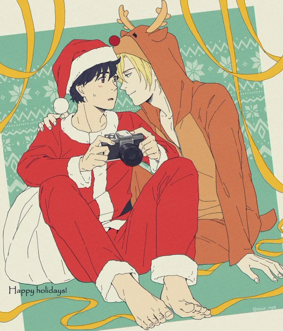 🎄
アッシュに幸せを届ける英ちゃんサンタ 
