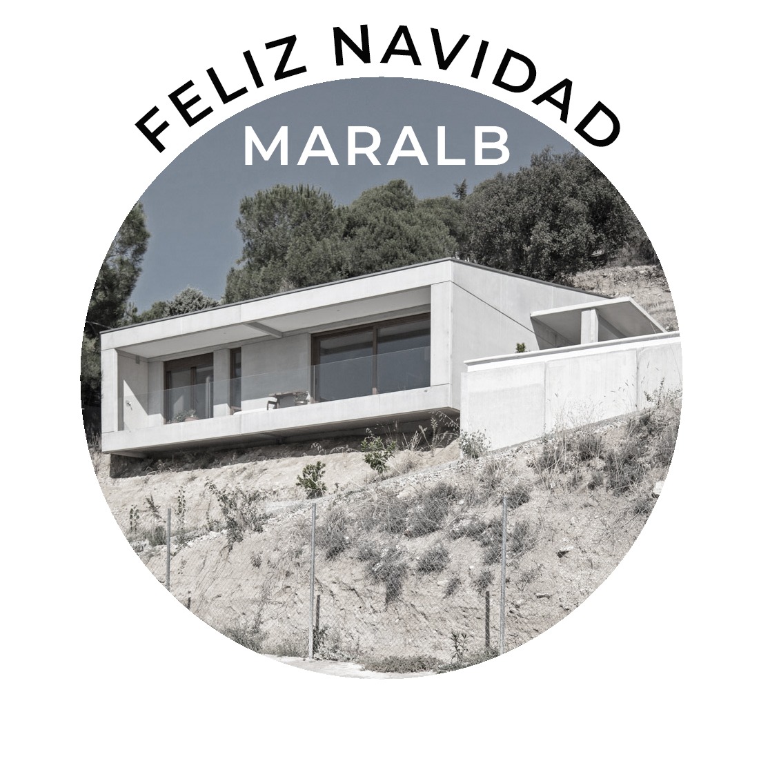 MaralbArquitect's tweet photo. Con la imagen de uno de nuestros proyectos de este año queremos desearos una #FelizNavidad2021 #arquitecturasostenible https://t.co/yYaofSaLzi https://t.co/Vy3Ol4hBcv