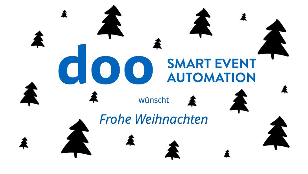 doo_platform's tweet photo. Weihnachten steht vor der Tür, und damit endet in wenigen Tagen auch das turbulente Jahr 2021.
Wir blicken mit Hoffnung und Zuversicht auf das kommende Jahr 2022 und wünschen Ihnen eine besinnliche Zeit, frohe Weihnachten und einen guten Rutsch ins neue Jahr! https://t.co/345AYawbaB
