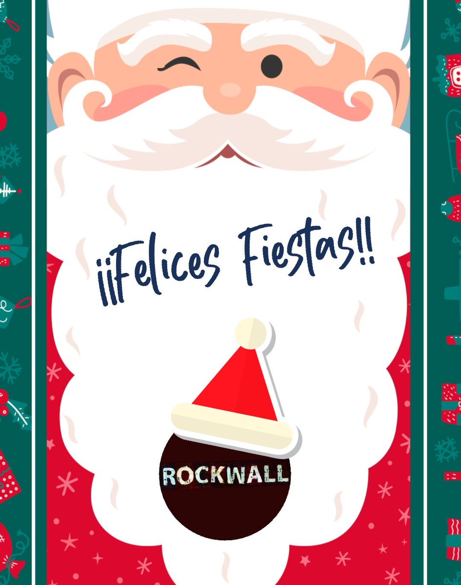 ¡¡Felices fiestas, amigxs de Rockwall!!
Cuidaos mucho 😘