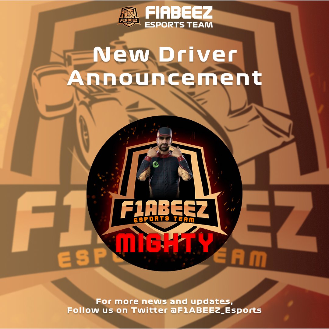 f1abeez_esports's tweet photo. We are happy to announce we have signed @F1AB_Mighty! Welcome on the team! 🚀
#ToTheMoon #F1AB #F12021 https://t.co/tBihe2gaMU