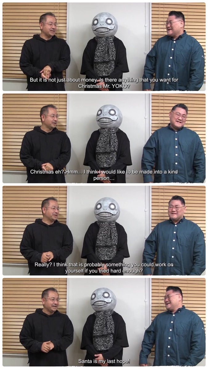 LilyxxNile's tweet photo. Big same. Help me Santa.
#SquareEnix #yokotaro @yokotaro https://t.co/ZNQrwdKkxF