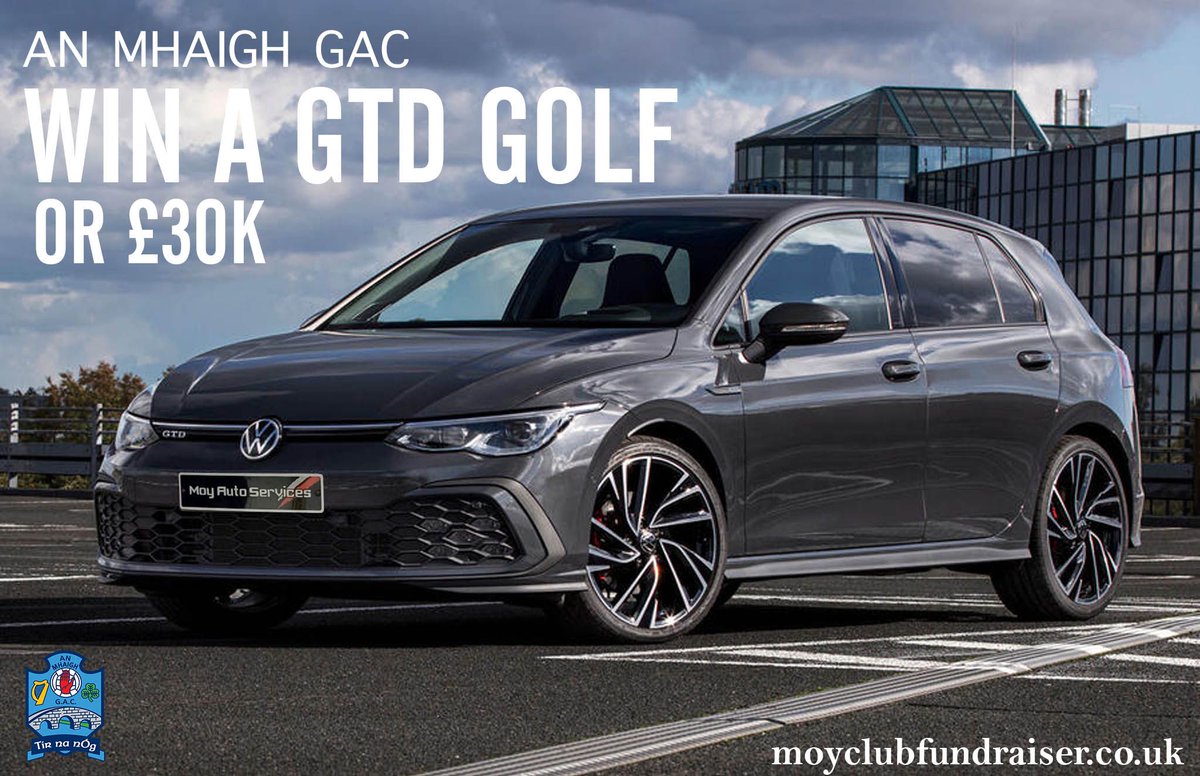 WIN a GTD VW Golf or £30K Tax Free Cash. Please like or retweet. Please do us a fav and RT click link below to enter moyclubfundraiser.co.uk/fundraiser-com… #gaa @TyroneGAALive @Gombeen1 @jacquihurley @EamonMcGee @Woolberto @kenearlys @colmcooper13 @MarkSidebottom9 @collykid2 @RealCFrampton