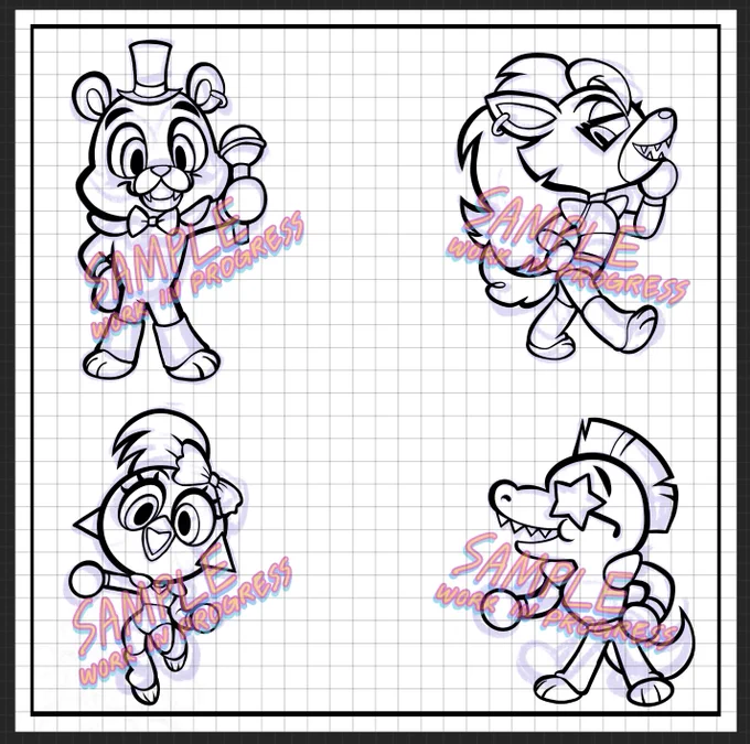 Thamk u for ur oc draws/arts… Im motivated to draw fnaf security breach merch 😩🔥 