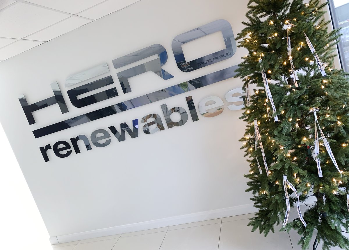 HeroRenewables's tweet photo. We are finishing up for the Christmas Holidays this afternoon! Our head office will be closed until 9am on 4th January. If you have an urgent emergency please call 0808 222 0 111, leave us your name and number and we will call you back as quickly as possible. #MerryChristmas 🎁🎄 https://t.co/GOLWl58m2d