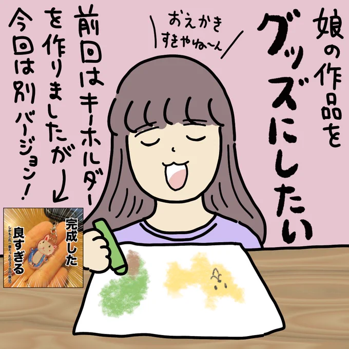 また子どもの絵をグッズ化してしまった……
今回はキャンバスプリント!!すんごいよかった…厚みのあるキャンバスを壁にかけるだけで急におしゃれ感が……

より詳しい写真は▼
https://t.co/qQZEYYAmkY 
