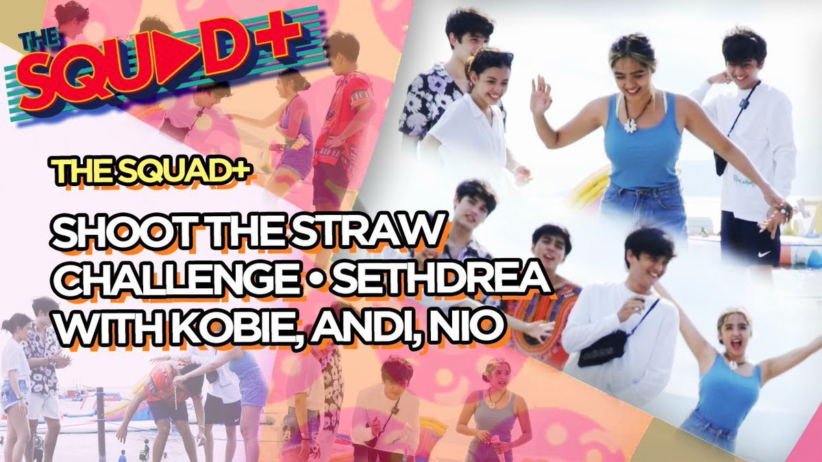 Advance viewing for members! 

SHOOT THE STRAW CHALLENGE • SETHDREA WITH KOBIE, ANDI, NIO | The Squad+ youtu.be/JQ_gSGxqMOY 

<a href="/kobierbrown/">kobie brown</a> 
<a href="/iamandiabaya/">Andi Abaya</a> 
#KoDrea