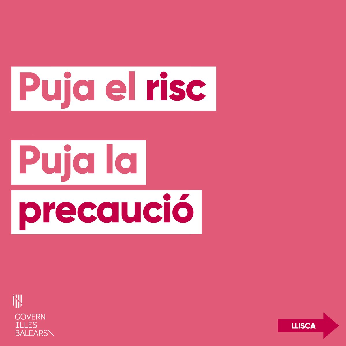 goib's tweet photo. Cuidar-nos és fomentar la vacunació i mantenir mesures de precaució individual. Junts vencerem també aquesta ona! https://t.co/SP7kVTl5GZ