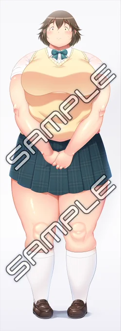 身長185cmのぽっちゃり女子
高田さんの等身大タペストリーの予約が始まりました!
横:600mm 縦:1870mm 
素材:Wスエード 委託価格:7700円
受注生産なので予約必須で期間は1月24日までとなります。
とらのあな:https://t.co/YKgMMUXU6k
メロンブックス:https://t.co/HgazffW8m5 