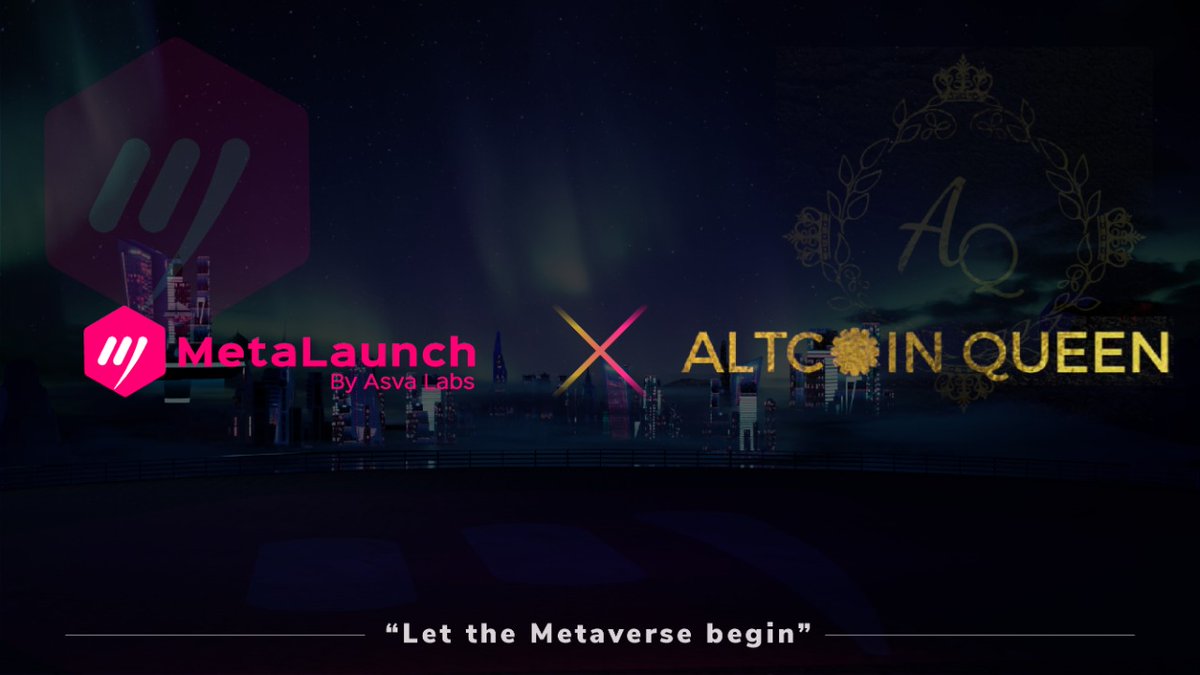 SuperPortalai's tweet photo. We are happy to onboard @queen_altcoin to @Metalaunch_io
Influencer network
โ
Altcoin Queen is a seasoned Crypto Promoter with vast experience in creating visibility and awareness for projects using her strongest channel - Twittery
๐Let the Metaverse begin๐ https://t.co/aidJabcYAa