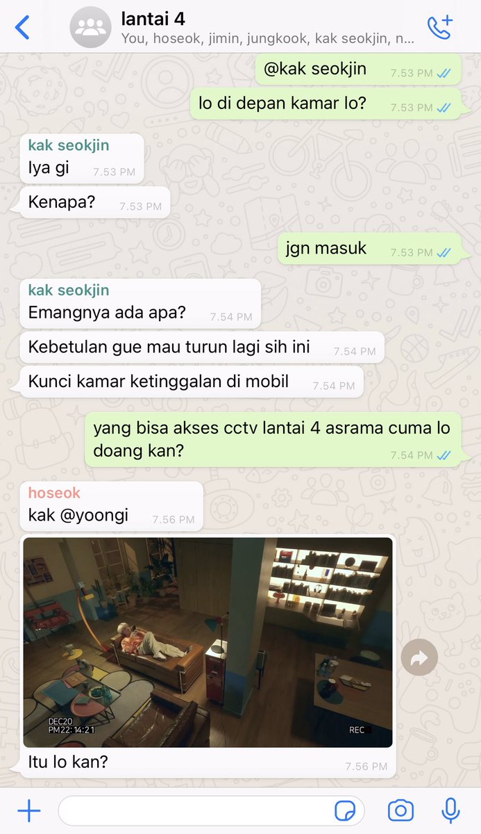 APHRODlTA's tweet photo. [ BTS OT7 HORROR THRILLER AU ]

niat seokjin memasang cctv di asrama justru berujung pada malapetaka https://t.co/6MuHHwgWj5